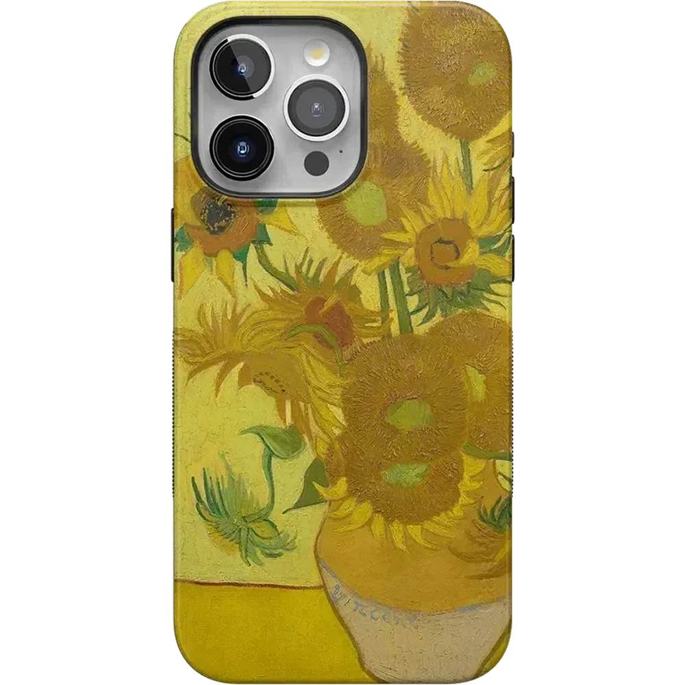 Van Gogh | Sunflowers Floral Case iPhone Case Van Gogh Museum Bold Flex + MagSafe® iPhone 15 Pro Max 