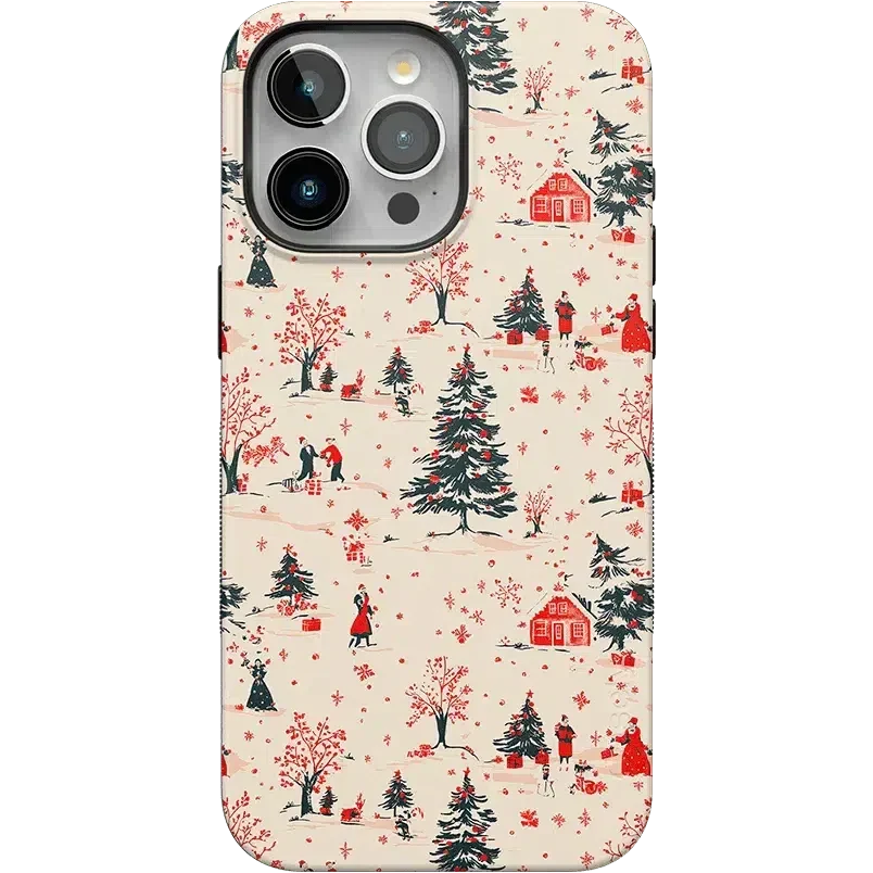 Winter Nostalgia | Vintage Holiday Case Phone Case Casetry Bold Flex + MagSafe® iPhone 15 Pro Max 