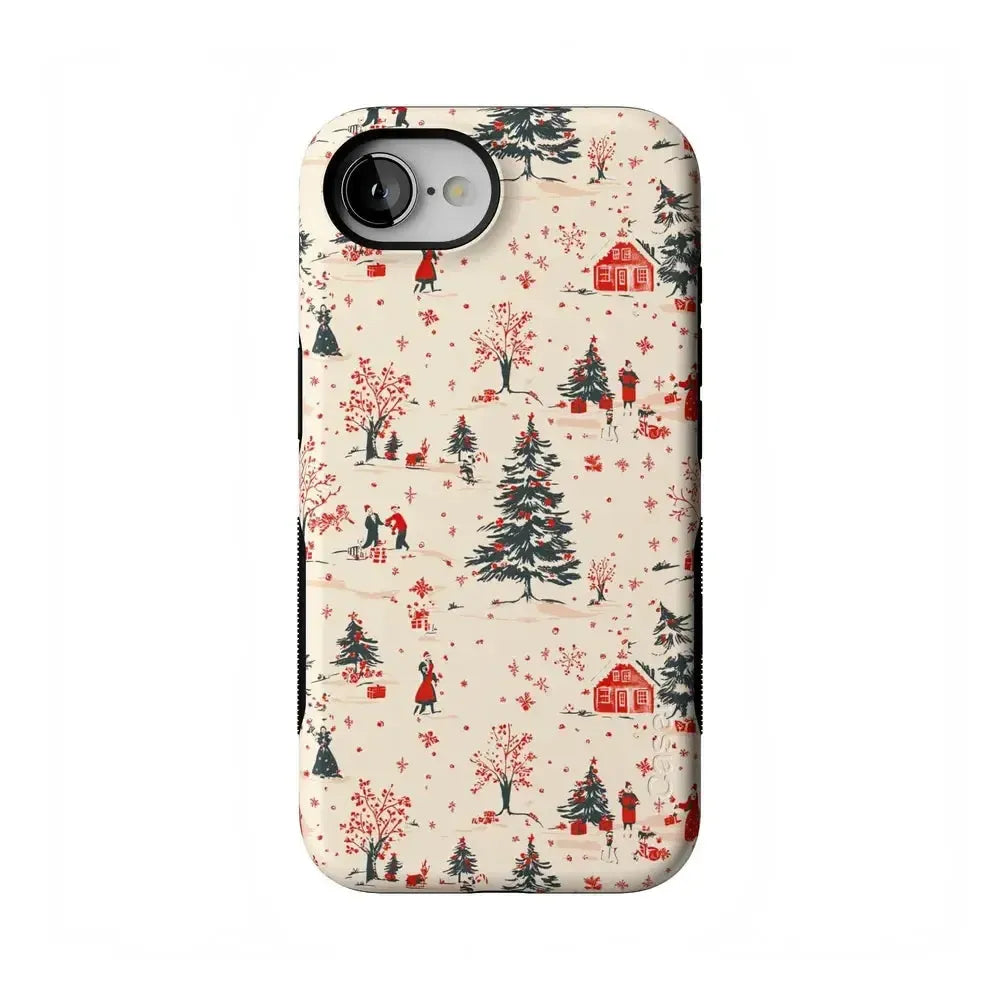 Winter Nostalgia | Vintage Holiday Case Phone Case Casetry Bold Flex + MagSafe® iPhone 16e 