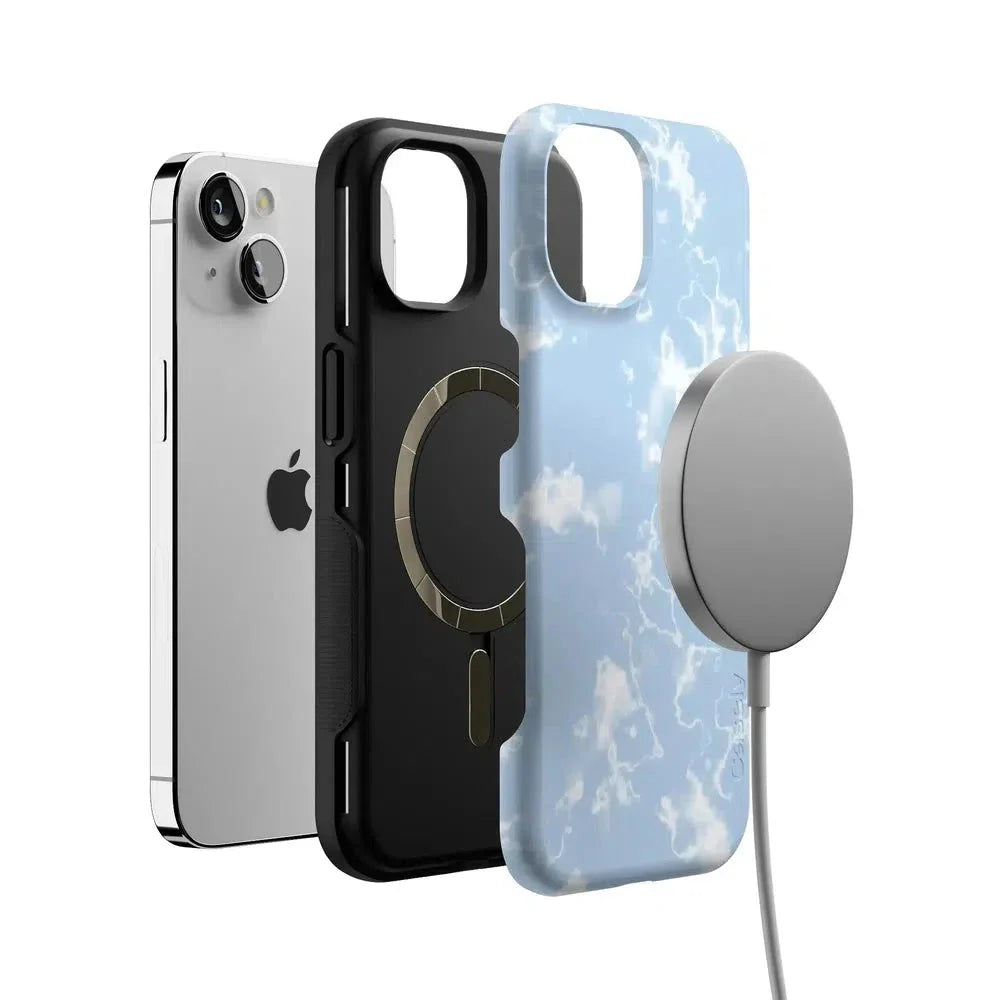 Light Blue Skies | Marble Clouds Case